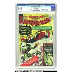 Amazing Spider-Man #14 (Marvel, 1964) CGC VF/NM 9.0 Off-white pages.