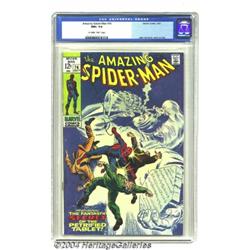 Amazing Spider-Man #74 (Marvel, 1969) CGC NM+ 9.6 Off-white to white pages.