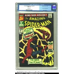 Amazing Spider-Man Annual 4 (Marvel, 1967) CGC NM 9.4 Off-white pages.