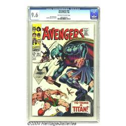 The Avengers #50 (Marvel, 1968) CGC NM+ 9.6 Off-white to white page.