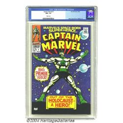 Captain Marvel #1 (Marvel, 1968) CGC NM+ 9.6 White pages.