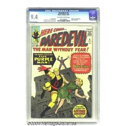 Daredevil #4 (Marvel, 1964) CGC NM 9.4 Off-white to white pages.