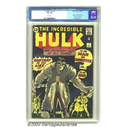 The Incredible Hulk #1 (Marvel, 1962) CGC VF+ 8.5 White pages.
