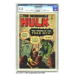 The Incredible Hulk #2 (Marvel, 1962) CGC VG/FN 5.0 Off-white to white pages.