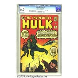 The Incredible Hulk #3 (Marvel, 1962) CGC FN 6.0 Cream to off-white pages.