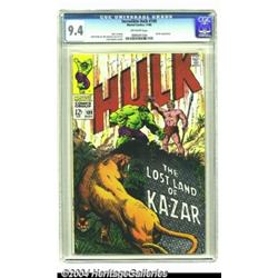 The Incredible Hulk #109 (Marvel, 1968) CGC NM 9.4 Off-white pages.