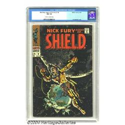 Nick Fury, Agent of SHIELD #6 (Marvel, 1968) CGC NM 9.4 Off-white to white pages.