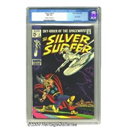 The Silver Surfer #4 (Marvel, 1969) CGC NM- 9.2 Off-white to white pages.