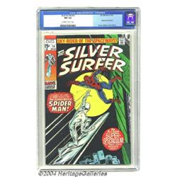 The Silver Surfer #14 (Marvel, 1970) CGC NM 9.4 Off-white to white pages.