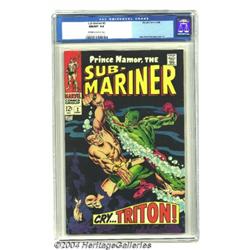 The Sub-Mariner #2 (Marvel, 1968) CGC NM/MT 9.8 Off-white to white pages.