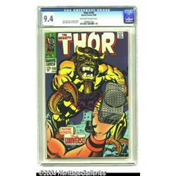 Thor #155 (Marvel, 1968) CGC NM 9.4 Off-white to white pages.