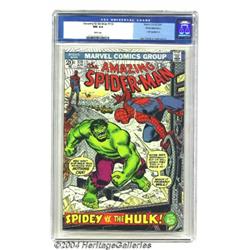 Amazing Spider-Man #119 White Mountain pedigree (Marvel, 1973) CGC NM 9.4 White pages.