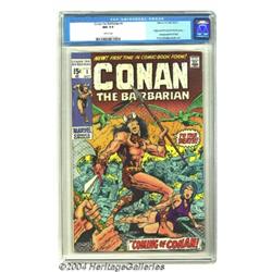 Conan The Barbarian #1 (Marvel, 1970) CGC NM 9.4 White pages.