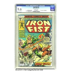 Iron Fist #14 (Marvel, 1977) CGC NM+ 9.6 Off-white pages.