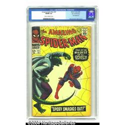 Amazing Spider-Man #45 Stan Lee File Copy (Marvel, 1967) CGC VG+ 4.5 Cream to off-white pages.