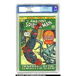Amazing Spider-Man #107 Stan Lee File Copy (Marvel, 1972) CGC VF+ 8.5 Cream to off-white pages.