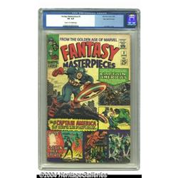 Fantasy Masterpieces #3 Stan Lee File Copy (Marvel, 1966) CGC VG 4.0 Cream to off-white pages.