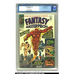 Fantasy Masterpieces #7 Stan Lee File Copy (Marvel, 1967) CGC FN+ 6.5 Cream to off-white pages.