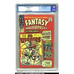 Fantasy Masterpieces #10 Stan Lee File Copy (Marvel, 1967) CGC FN- 5.5 Cream to off-white pages.