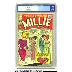 Millie The Model #122 Stan Lee File Copy (Marvel, 1964) CGC VF 8.0 Cream to off-white pages.