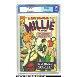 Millie The Model #134 Stan Lee File Copy (Marvel, 1966) CGC VF- 7.5 Cream to off-white pages.