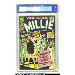 Millie The Model #135 Stan Lee File Copy (Marvel, 1966) CGC VF- 7.5 Cream to off-white pages.