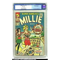 Millie The Model #150 Stan Lee File Copy (Marvel, 1967) CGC VF- 7.5 Cream to off-white pages.