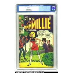 Millie The Model #154 Stan Lee File Copy (Marvel, 1967) CGC VF 8.0 Cream to off-white pages.
