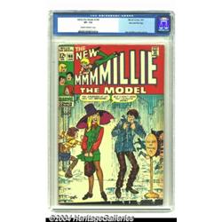 Millie The Model #166 Stan Lee File Copy (Marvel, 1969) CGC VF- 7.5 Cream to off-white pages.