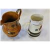 Image 2 : 2 ENGLISH CERAMIC PITCHERS