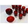 Image 2 : SHELF LOT OF RUBY GLASS