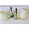 Image 1 : TWO OCCUPIED JAPAN LAMPS WITH SHADES