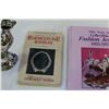 Image 3 : EUROPEAN SILVER STAMPED BUD VASE AND RHINESTONE JEWELLRY BOOKS