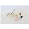 Image 1 : PEWTER BIRD AND TWO PERFUME BOTTLES