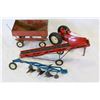 Image 1 : FOUR METAL TRACTOR TOYS