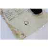 Image 3 : LADIES 14KT WHITE GOLD GREEN JADE RING SIZE 7.5 RETAIL $500