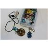 Image 3 : COLLECTION OF MURANO AND BOHEMIAN GLASS PENDANTS AND NECKLACES