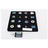 Image 1 : BOARD OF COLLECTIBLE HOCKEY PINS LIGHTS UP