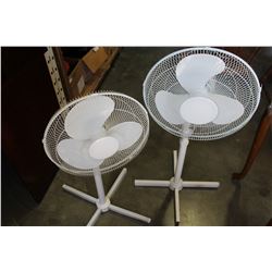 TWO FLOOR FANS