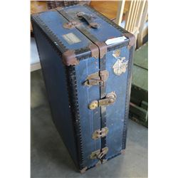 BLUE WARDROBE TRUNK