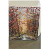 Image 1 : ACRYLIC PAINTING ON CANVAS LATE OCTOBER BY OTTOM JEGODTKA