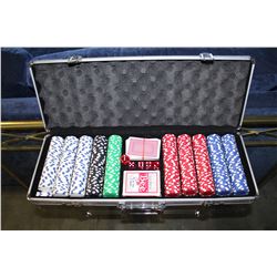 COMPLETE CASED POKER SET