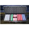 Image 1 : COMPLETE CASED POKER SET