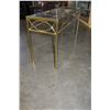 Image 2 : METAL GLASSTOP SOFA TABLE