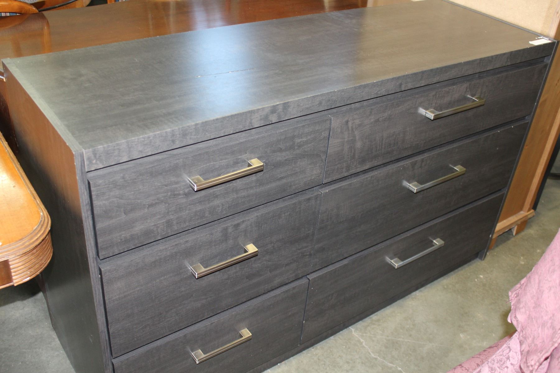 6 Drawer Espresso Finish Dresser