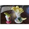 Image 2 : US POTTERY HULL PITCHER AND HORN A PLENTY