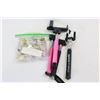 Image 1 : LOT OF SELFI-STICKS AND NEW KEYCHAINS