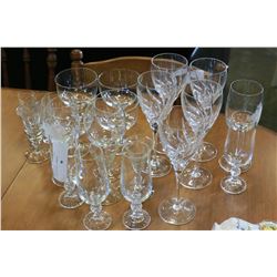 LOT OF ESTATE STEMWARE