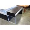 Image 2 : IKEA 2-DRAWER BLACK AND WHITE DESK