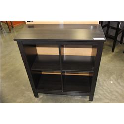 IKEA BLACK 4 CUBICLE BOOKSHELF